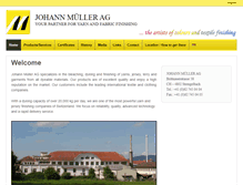Tablet Screenshot of mueller-textil.ch
